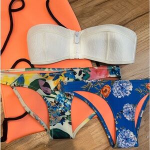 triangl bikini set (comes with two bottoms)